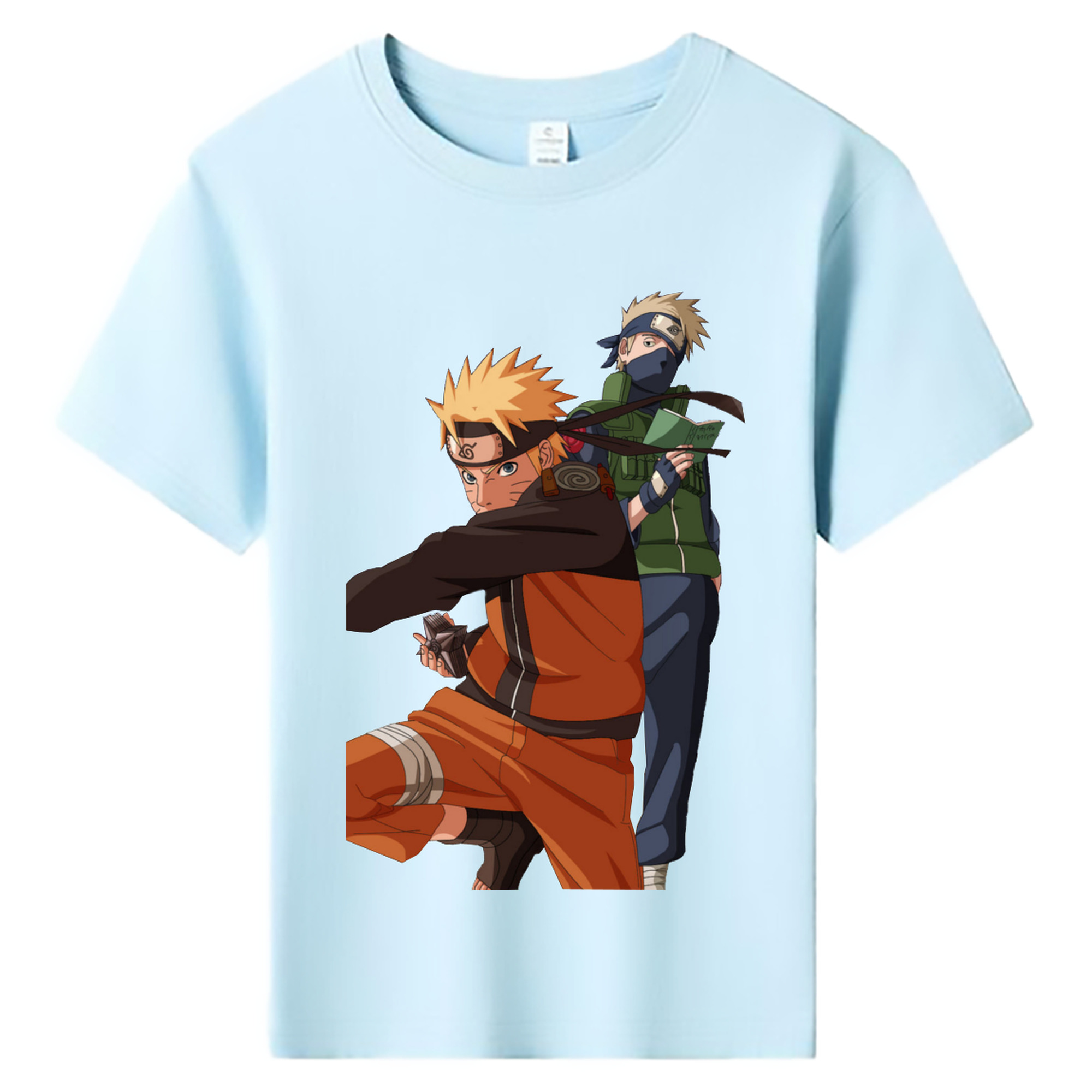 （画像用） NARUTO -ナルト- うずまき ナルト Uzumaki Naruto 綿100％キッズTシャツ（フロントプリント）